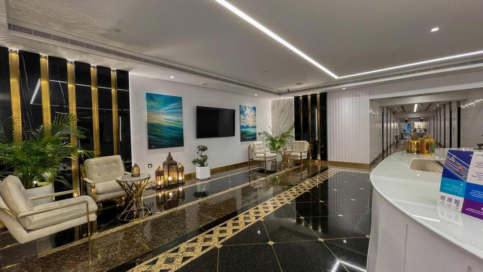 Sea & Palm View Elegant 1 Bedroom Apartment Dubai Exterior foto