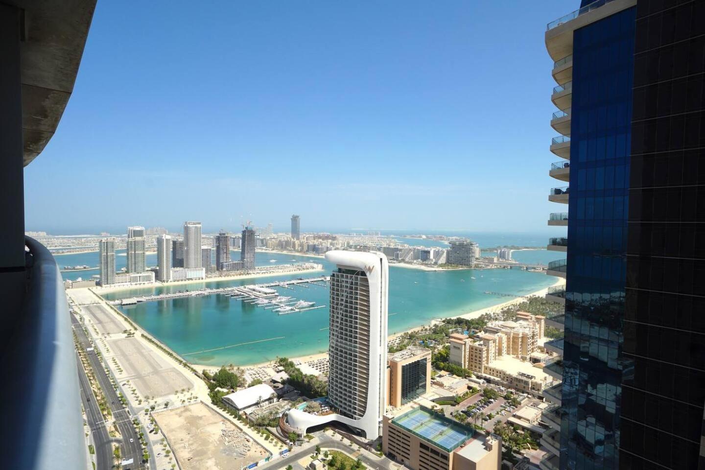 Sea & Palm View Elegant 1 Bedroom Apartment Dubai Exterior foto