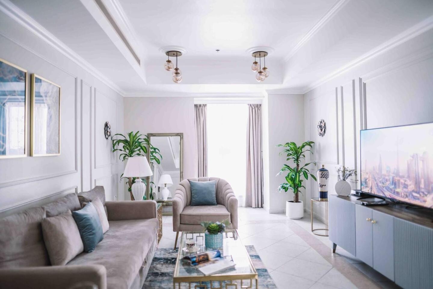 Sea & Palm View Elegant 1 Bedroom Apartment Dubai Exterior foto