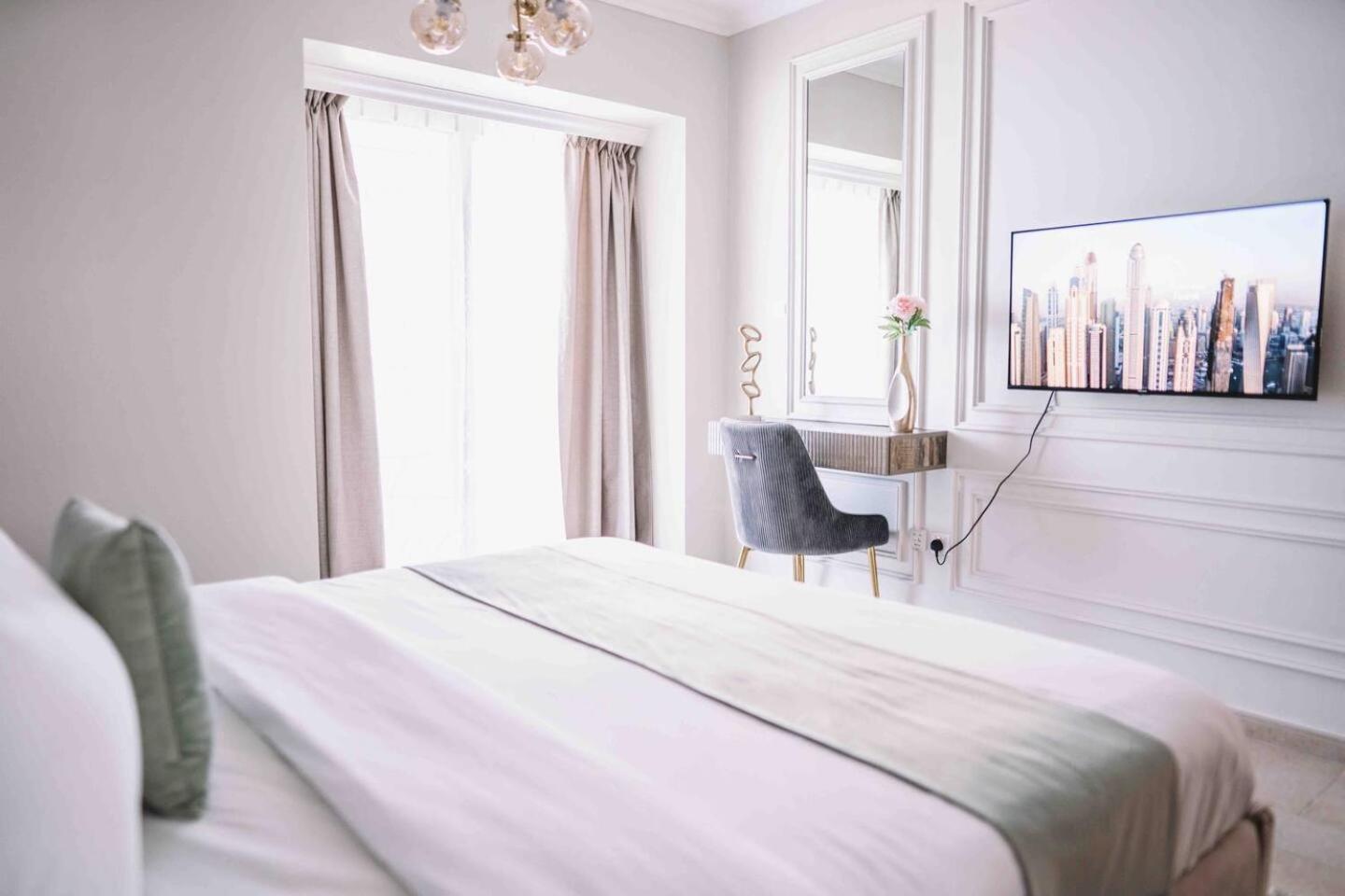 Sea & Palm View Elegant 1 Bedroom Apartment Dubai Exterior foto
