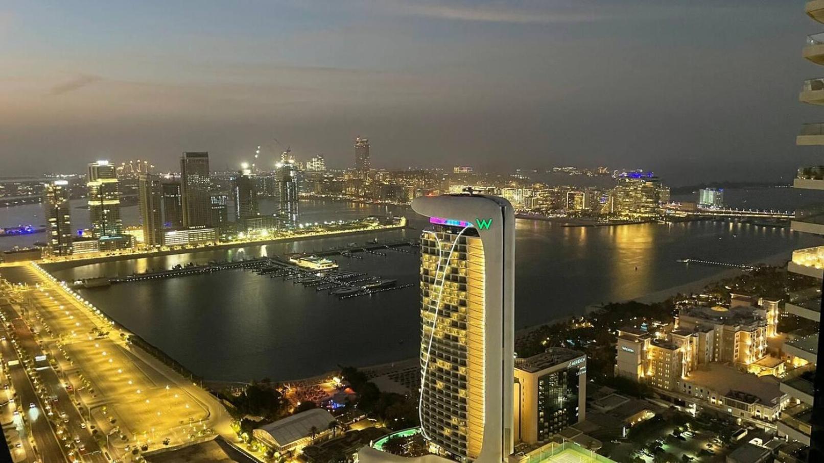 Sea & Palm View Elegant 1 Bedroom Apartment Dubai Exterior foto